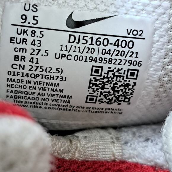 %Size 9.5 Nike Air Max CB 94 USA Charles Barkley Men Sneaker DJ5160-400 - A1 main image 14